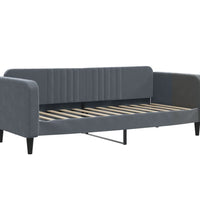 Tagesbett Dunkelgrau 80x200 cm Samt