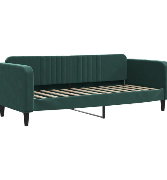 Tagesbett Dunkelgrün 80x200 cm Samt
