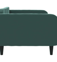 Tagesbett Dunkelgrün 90x200 cm Samt