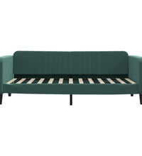 Tagesbett Dunkelgrün 100x200 cm Samt