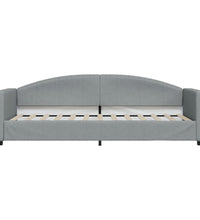 Tagesbett Hellgrau 80x200 cm Stoff