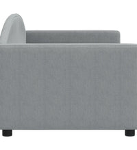 Tagesbett Hellgrau 80x200 cm Stoff
