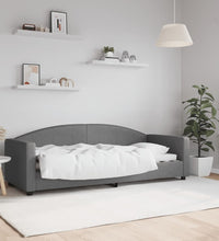 Tagesbett Dunkelgrau 80x200 cm Stoff