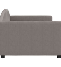 Tagesbett Taupe 90x200 cm Stoff