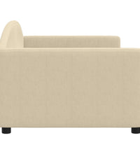 Tagesbett Creme 90x200 cm Stoff