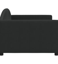 Tagesbett Schwarz 90x190 cm Stoff