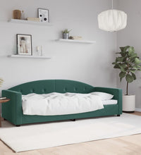 Tagesbett Dunkelgrün 80x200 cm Samt