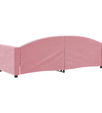 Tagesbett Rosa 80x200 cm Samt