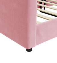 Tagesbett Rosa 80x200 cm Samt