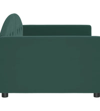 Tagesbett Dunkelgrün 90x200 cm Samt