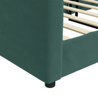 Tagesbett Dunkelgrün 90x200 cm Samt