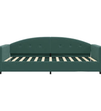 Tagesbett Dunkelgrün 100x200 cm Samt