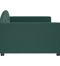 Tagesbett Dunkelgrün 100x200 cm Samt