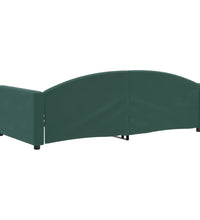 Tagesbett Dunkelgrün 100x200 cm Samt