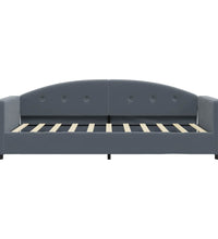 Tagesbett Dunkelgrau 90x190 cm Samt