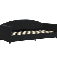 Tagesbett Schwarz 90x190 cm Samt
