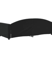 Tagesbett Schwarz 90x190 cm Samt