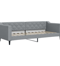 Tagesbett Hellgrau 80x200 cm Stoff