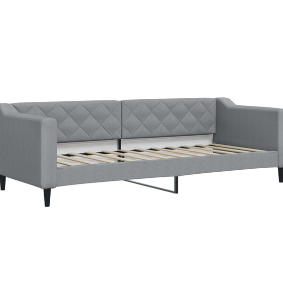 Tagesbett Hellgrau 80x200 cm Stoff