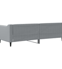 Tagesbett Hellgrau 80x200 cm Stoff