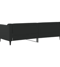 Tagesbett Schwarz 80x200 cm Stoff