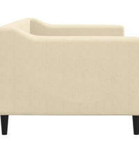 Tagesbett Creme 80x200 cm Stoff