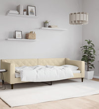 Tagesbett Creme 80x200 cm Stoff