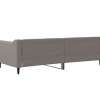 Tagesbett Taupe 90x200 cm Stoff