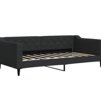 Tagesbett Schwarz 90x190 cm Stoff