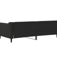 Tagesbett Schwarz 90x190 cm Stoff