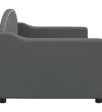 Tagesbett Dunkelgrau 80x200 cm Stoff