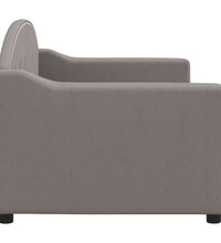 Tagesbett Taupe 80x200 cm Stoff