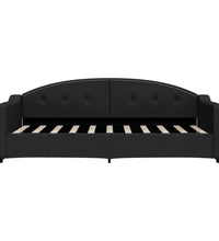 Tagesbett Schwarz 90x190 cm Stoff