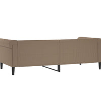 Tagesbett Cappuccino-Braun 80x200 cm Kunstleder