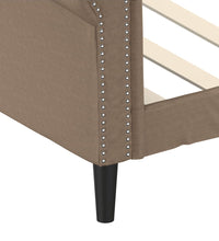 Tagesbett Cappuccino-Braun 80x200 cm Kunstleder