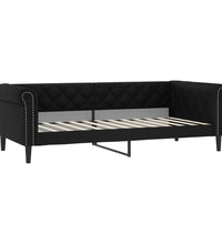 Tagesbett Schwarz 90x200 cm Kunstleder