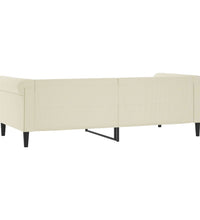 Tagesbett Creme 90x200 cm Kunstleder