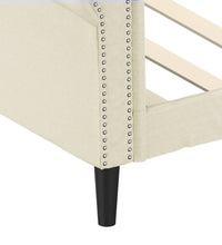 Tagesbett Creme 90x200 cm Kunstleder