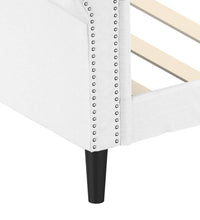 Tagesbett Weiß 100x200 cm Kunstleder