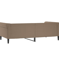 Tagesbett Cappuccino-Braun 100x200 cm Kunstleder