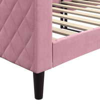 Tagesbett Rosa 80x200 cm Samt