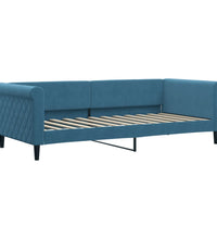 Tagesbett Blau 90x200 cm Samt
