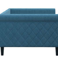 Tagesbett Blau 90x200 cm Samt