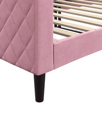 Tagesbett Rosa 90x200 cm Samt