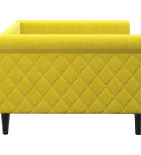 Tagesbett Gelb 90x200 cm Samt
