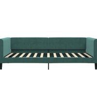 Tagesbett Dunkelgrün 100x200 cm Samt