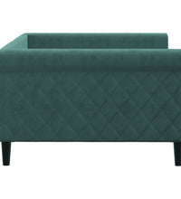 Tagesbett Dunkelgrün 100x200 cm Samt