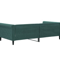 Tagesbett Dunkelgrün 100x200 cm Samt