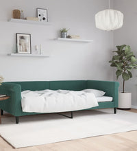 Tagesbett Dunkelgrün 100x200 cm Samt