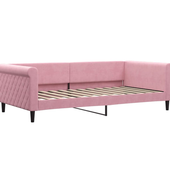 Tagesbett Rosa 100x200 cm Samt